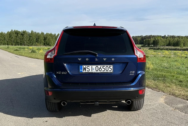 Volvo XC 60 cena 61800 przebieg: 238085, rok produkcji 2012 z Siedlce małe 106